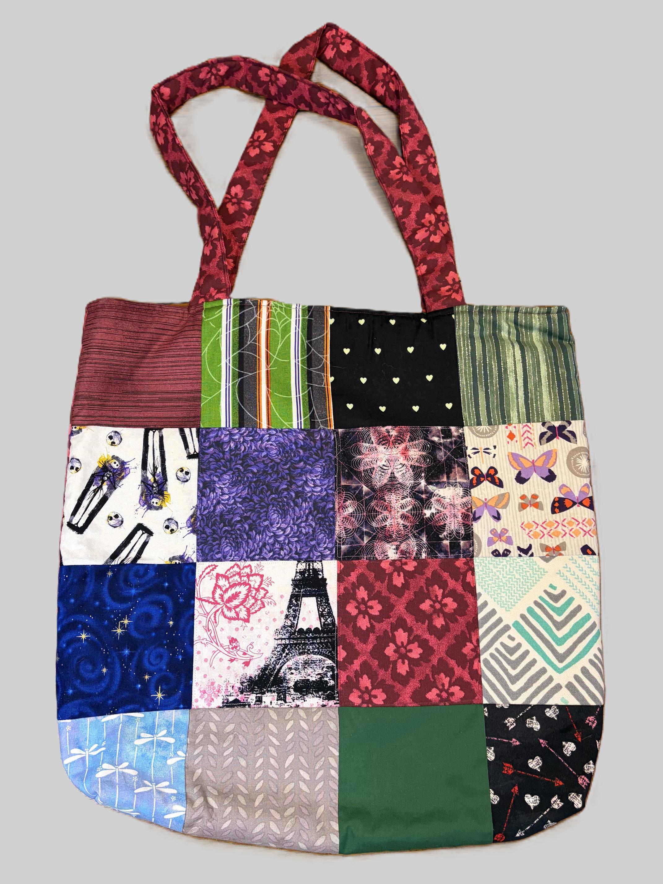 Patchwork Tote Bag  17x17