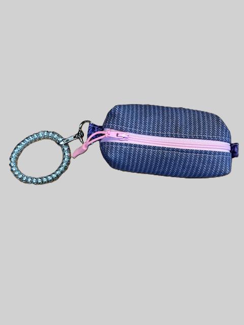 Boxy Bag with Zipper Keychain Pouch