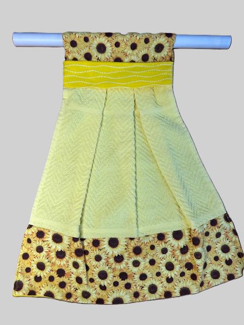 Sunflower Kitchen Hanging Towel