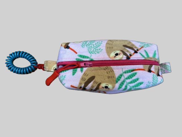 Sloth Print Zipper Pouch