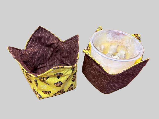 Quilted Pint Ice Cream Bowl Cozy