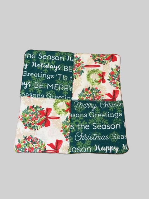 Christmas Patchwork Pot Holder 