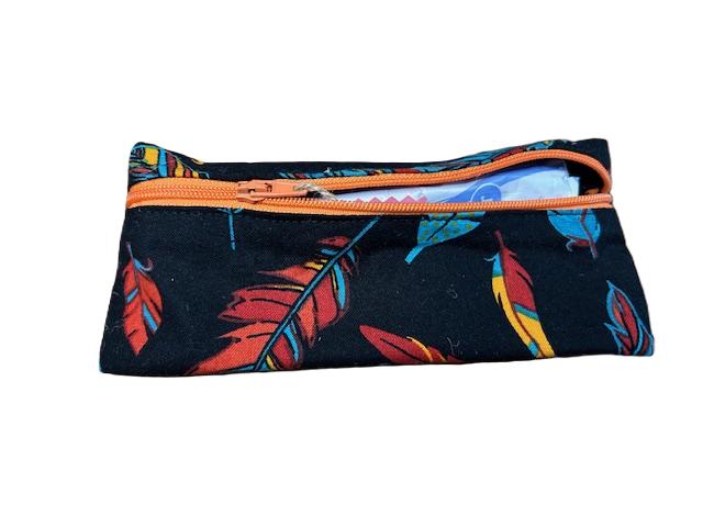 Feather Print Tampon Holder