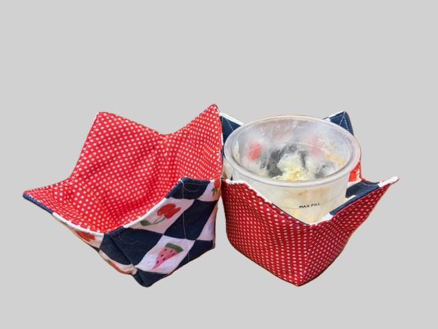 Quilted Pint Ice Cream Bowl Cozies