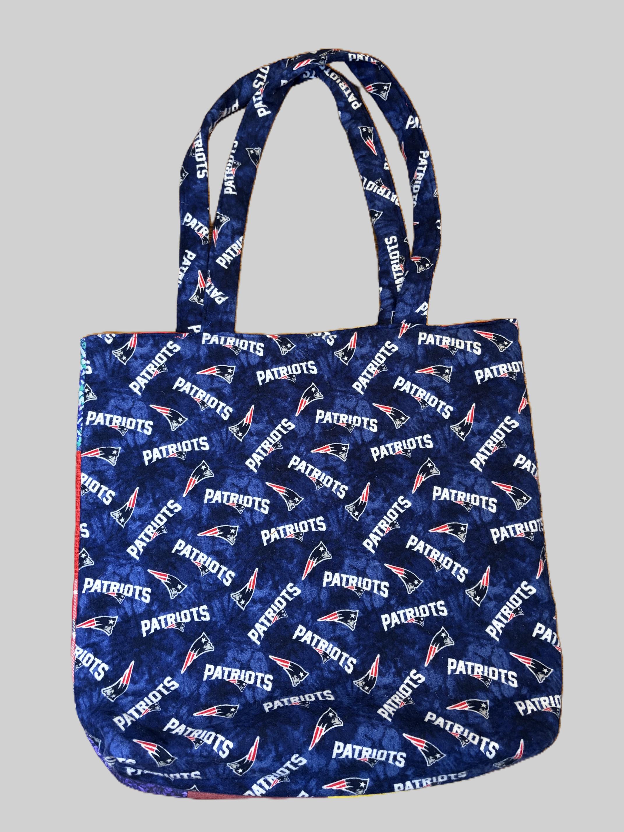 Patchwork Sports Tote Bag 17x17