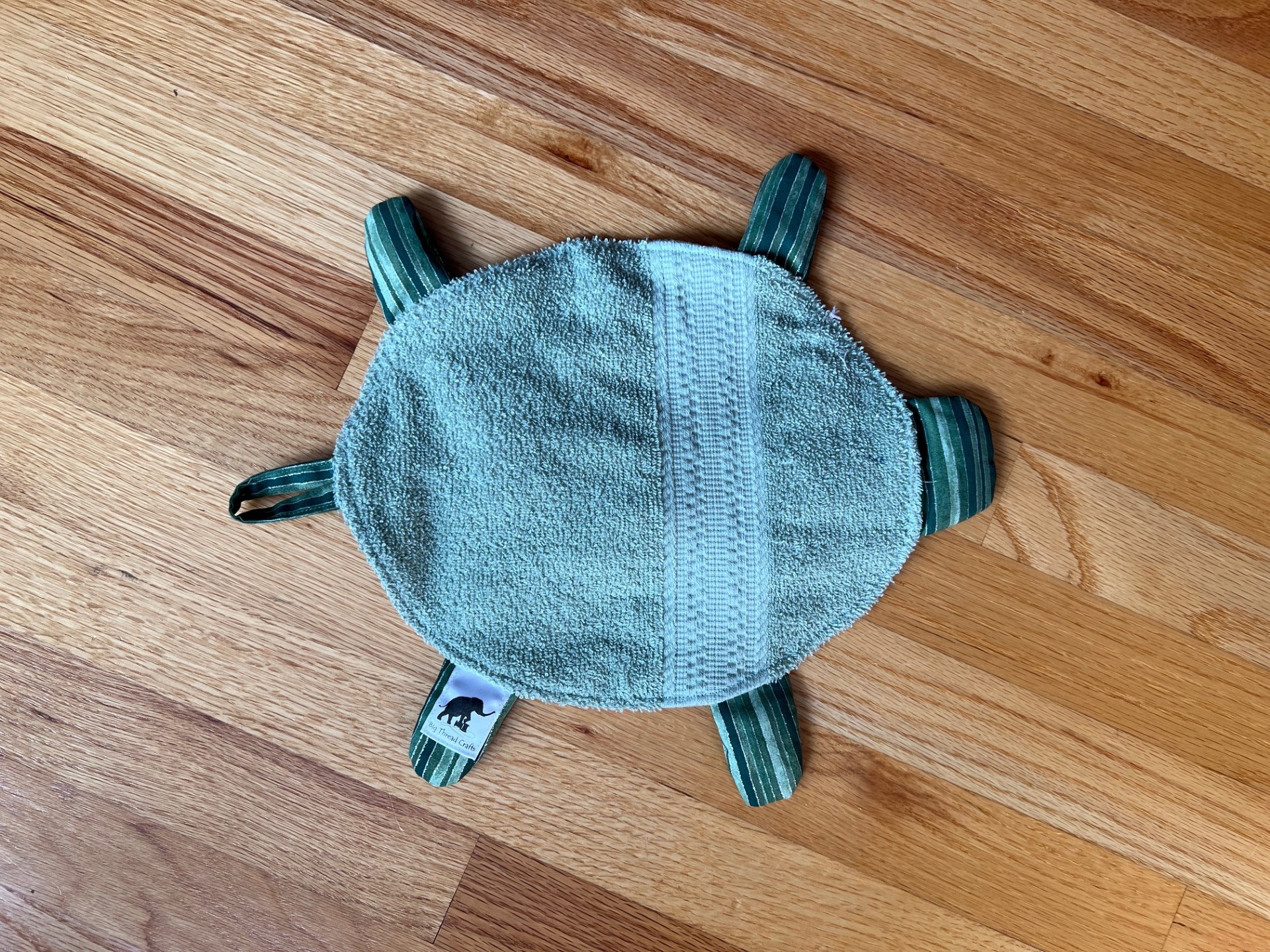 Embroidered Turtle Floor Mop