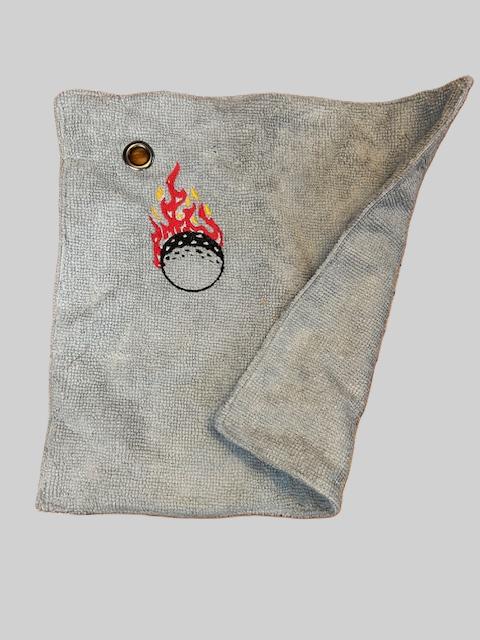 Magnetic Embroidered Microfiber Golf Towel 
