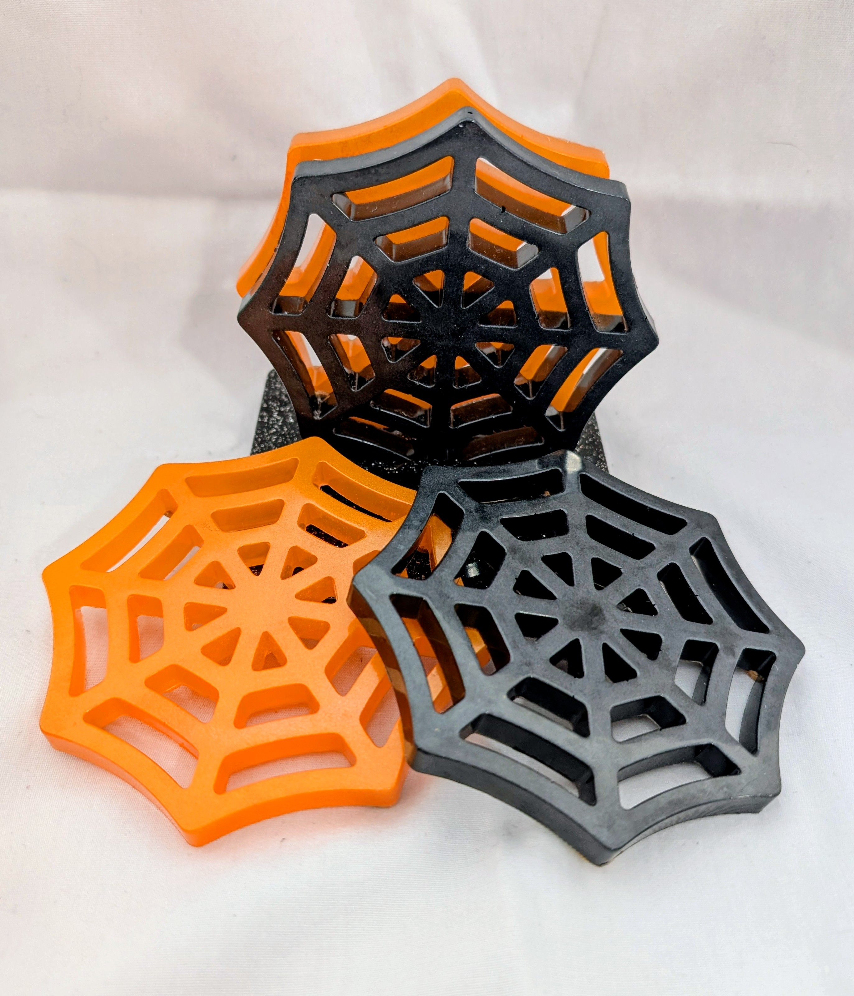 Spider Web Coasters Set