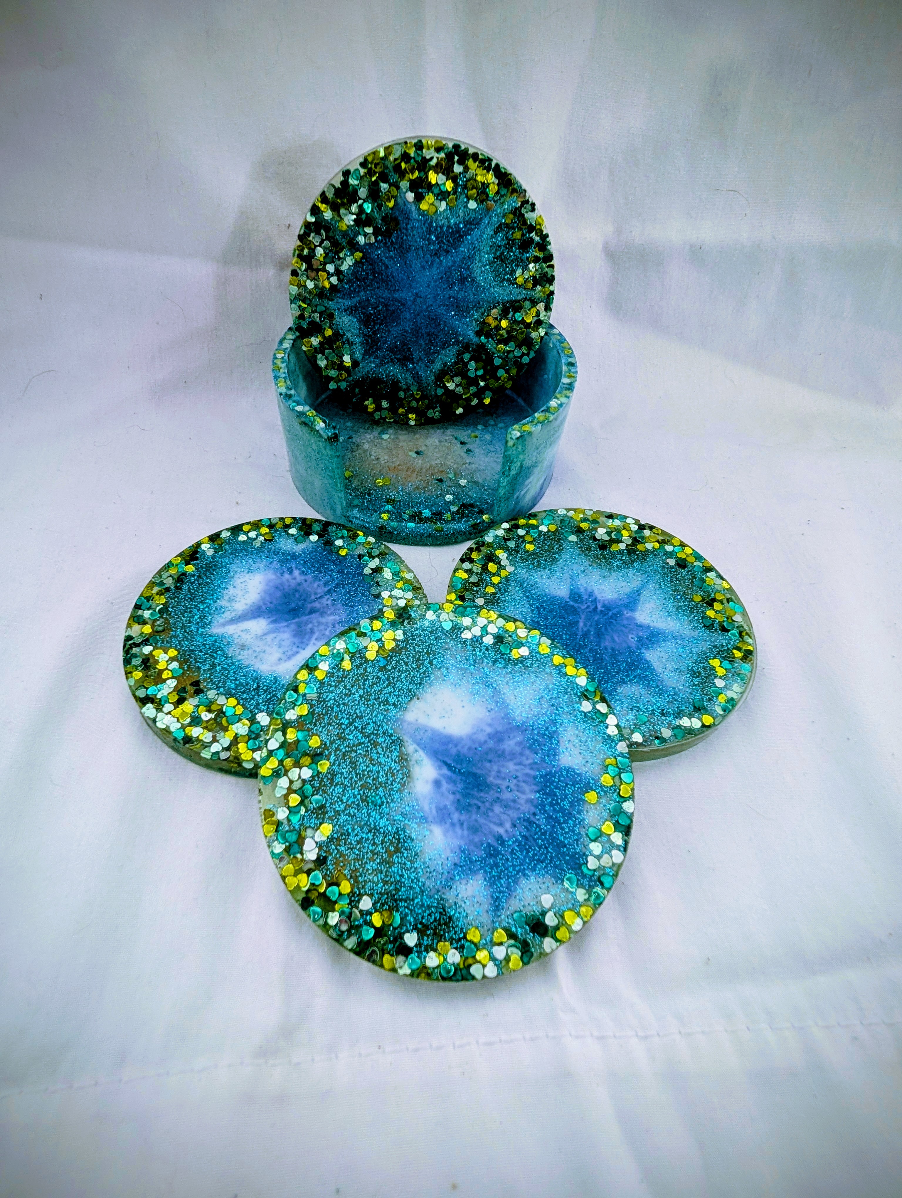 Sparkle Star Coasters Set