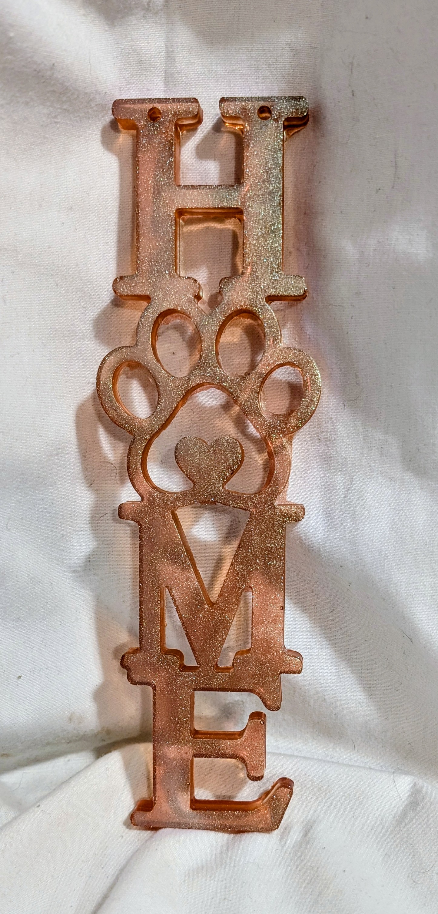 Home Paw Wall Decor - Burnt Orange