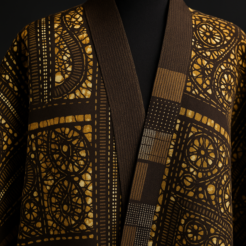 Ethnic Pattern Kimono Jacket