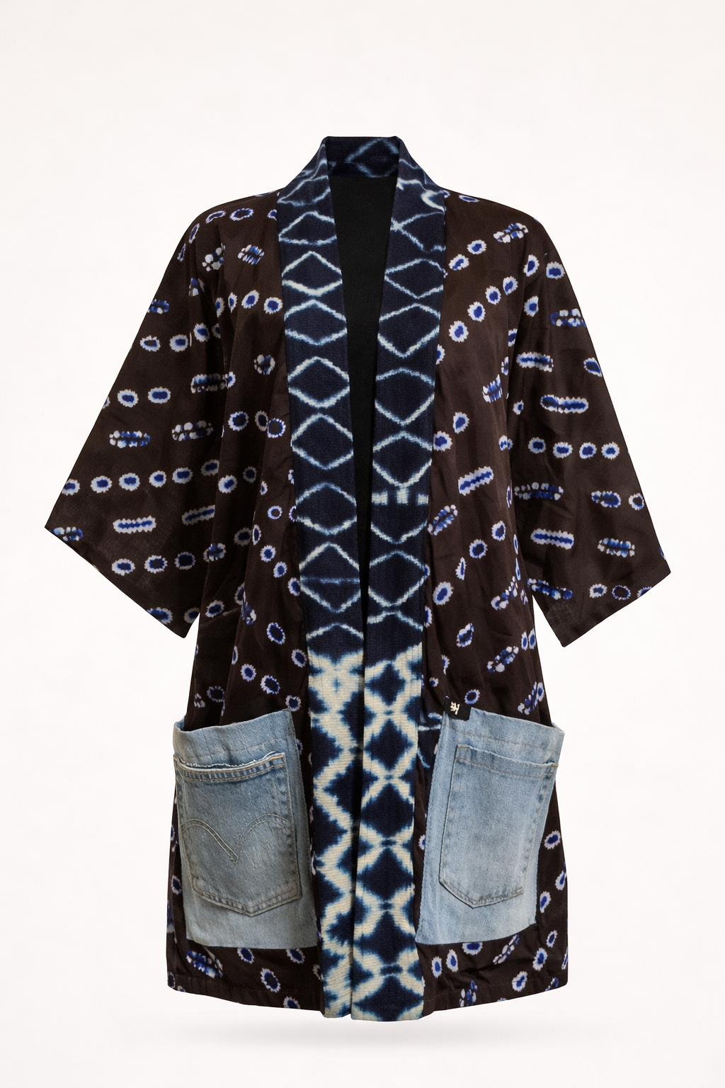 Midnight Pulse Kimono - Wax and Mudcloth Collection