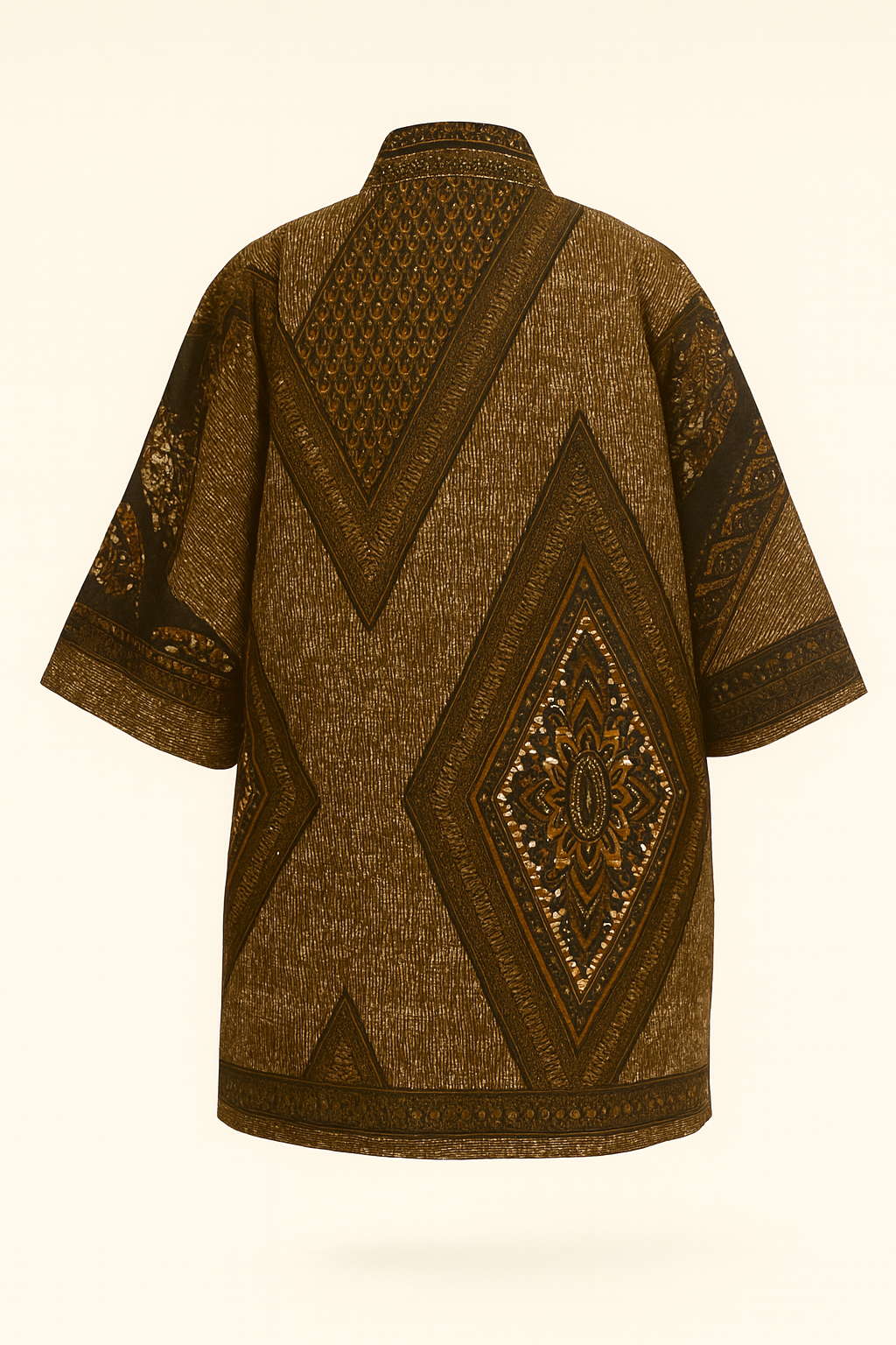 Black and Gold Kimono Jacket