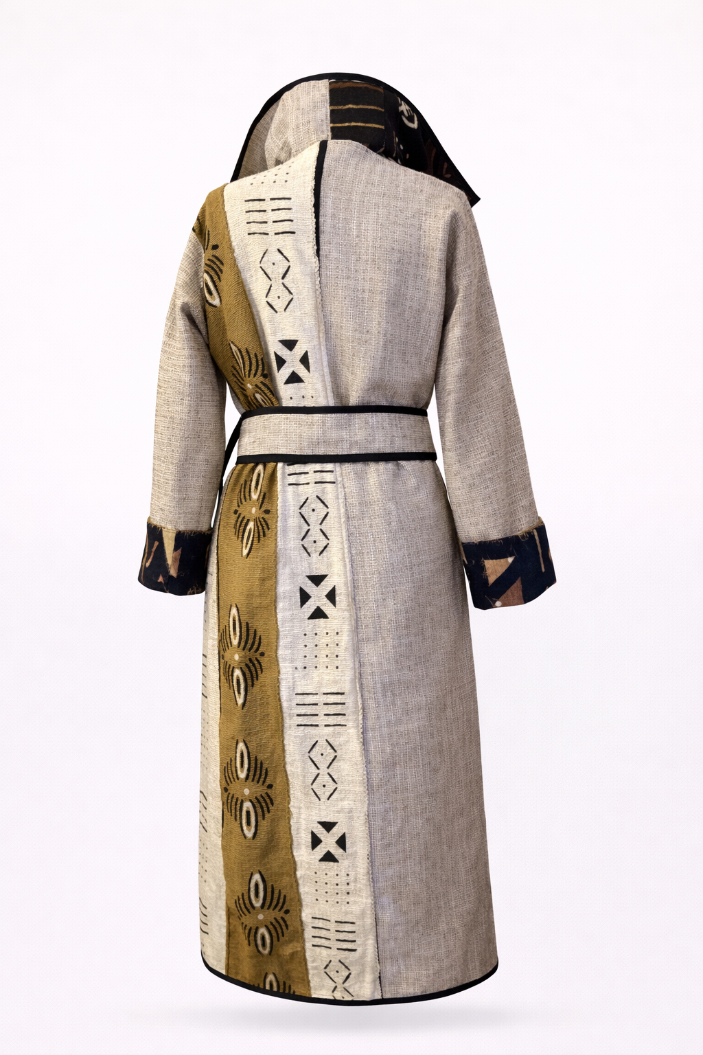  Bogolanfini Patterned Coat