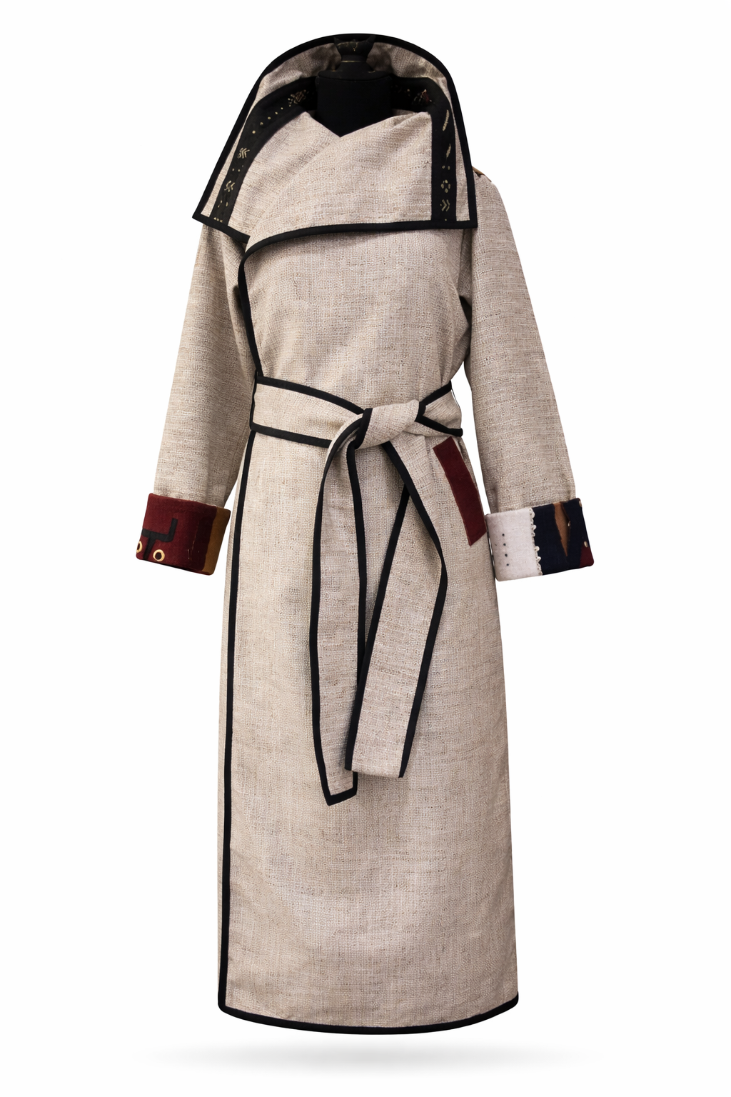  Bogolanfini Patterned Coat