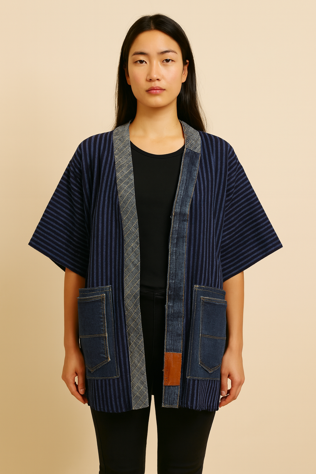 Denim Kimono Jacket