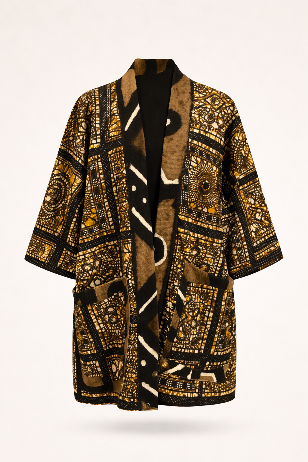 Golden Mosaic Kimono - Wax Collection
