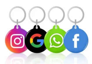 Llavero NFC Redes Sociales