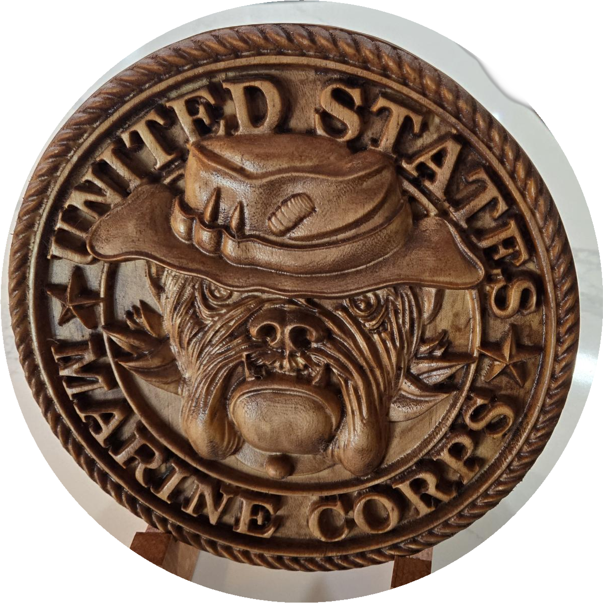 11" United States Marine Corps Bulldog Plaque