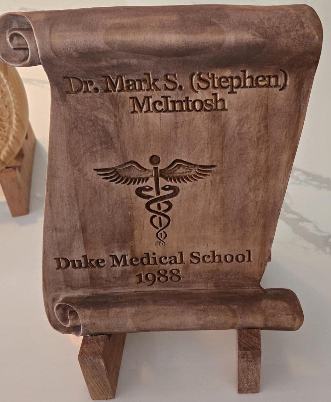 Personalized Engraved Medical School Plaque