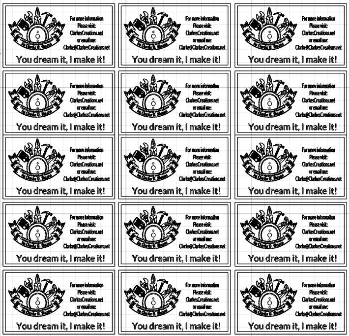 Reprint Wooden Business Cards