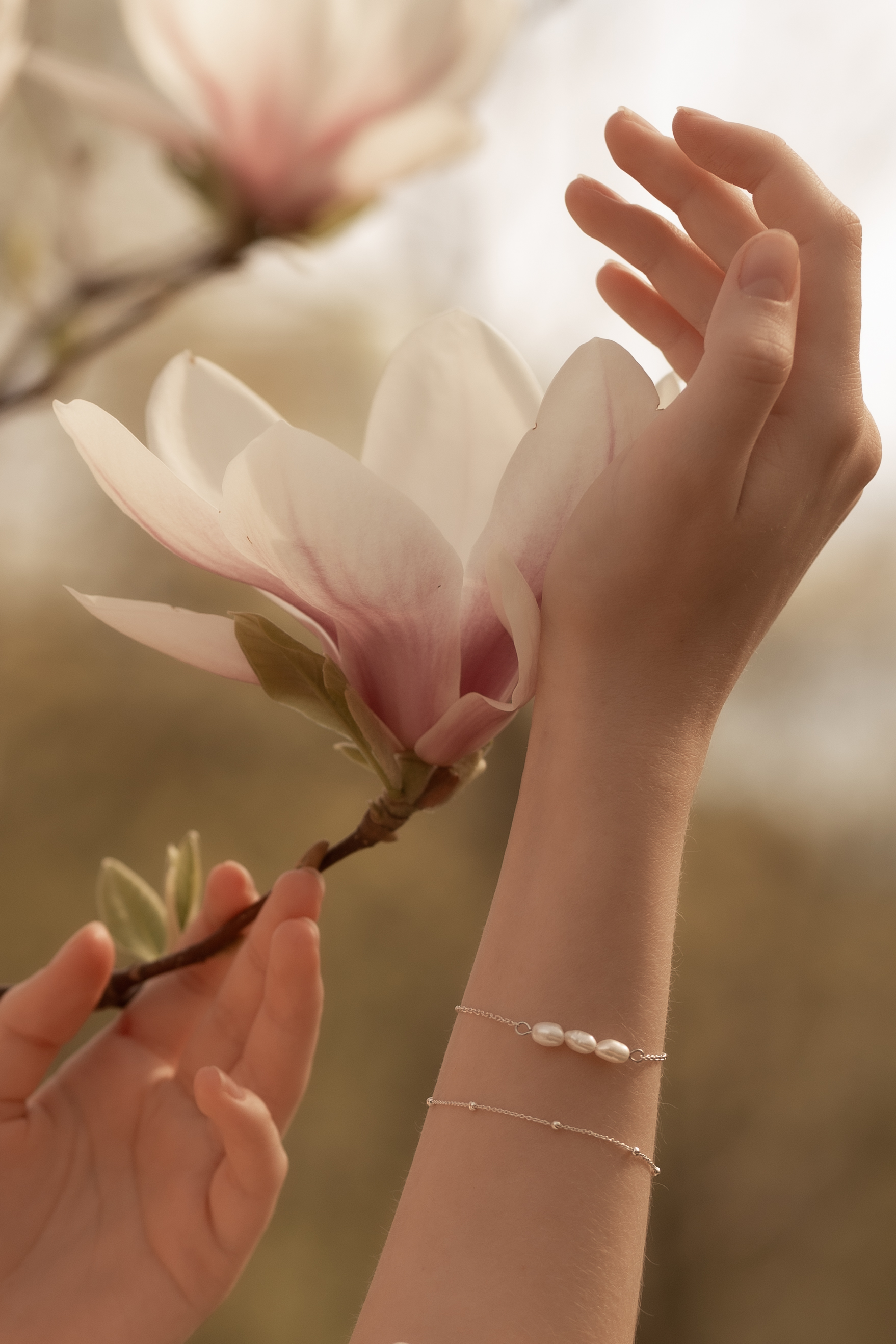 Delicate Pearl Drop Earrings