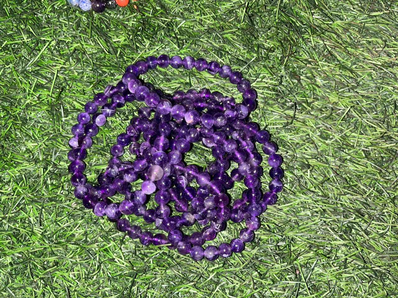 Amethyst Bead Bracelets