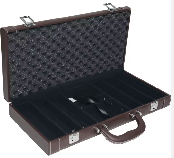 Exclusive Leather Chip Case 300 pcs