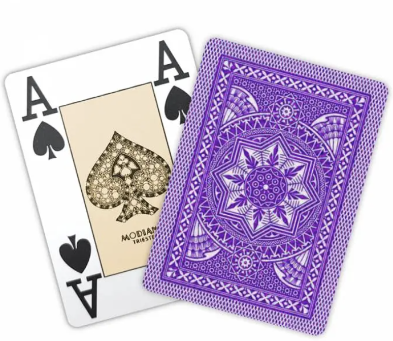 Deck of cards Modiano CRISTALLO