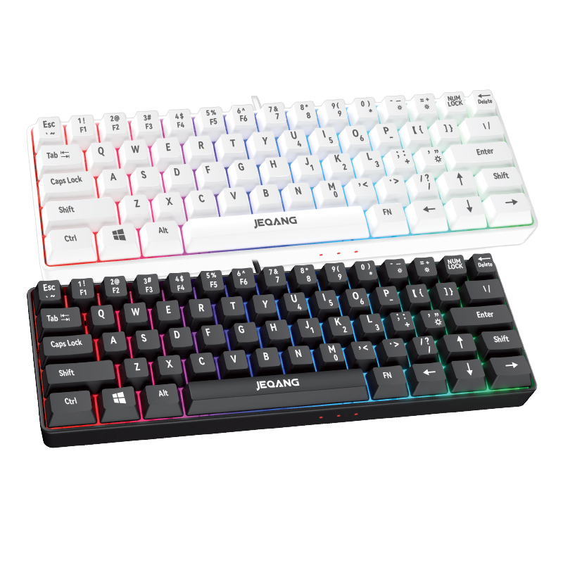  Mini Wired RGB 61-Keys Keyboard New Product Scissor Operation Style for Gaming or Office