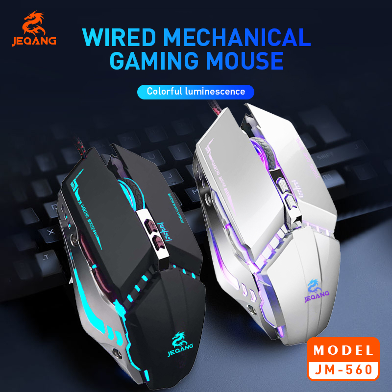 Wired USB Optical Backlit Ergonomic 7D Gaming Mouse Sliver Color for Computer Laptops in Stock