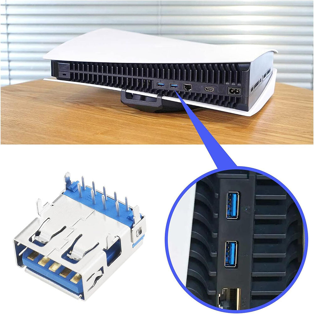 USB3.0 Port Back Type-A Super Interface Socket For Playstation 5 Console