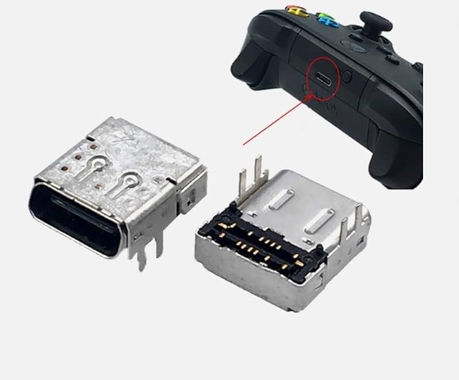 Xbox series S X controller charging port