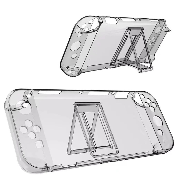 Switch OLED Protective Crystal Case with Bracket/Mix color