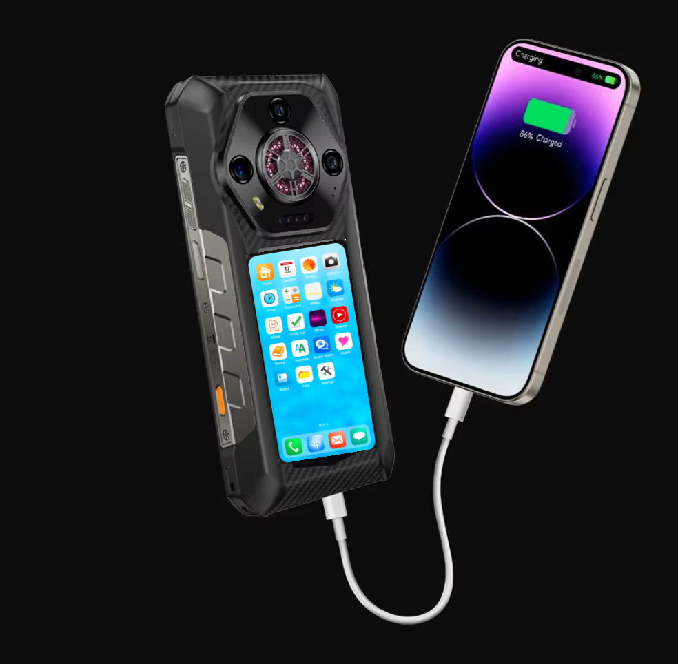 LIVE Smart Phone – Heavy-Duty Work | Dual Screen | Front Camera 32 MP | Rear 50 MP | Night Vision 64 MP | 12 GB RAM | 512 GB Storage