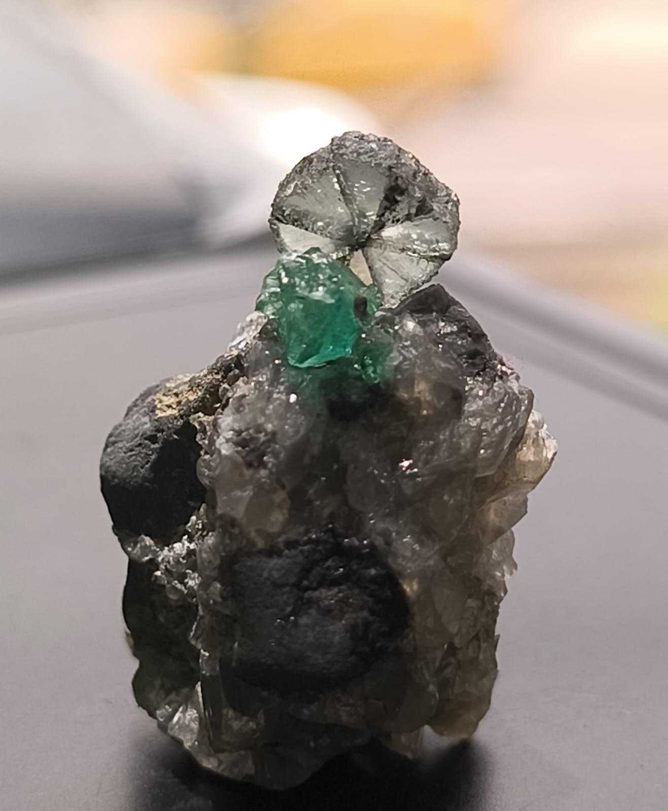 Trapiche Emerald – Rare Colombian Natural Formation - CERTIFICATE OF AUTHENTICITY