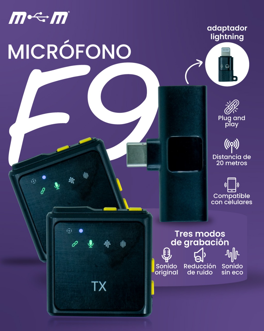 MICROFONO PARA CELULAR  INALAMBRICO