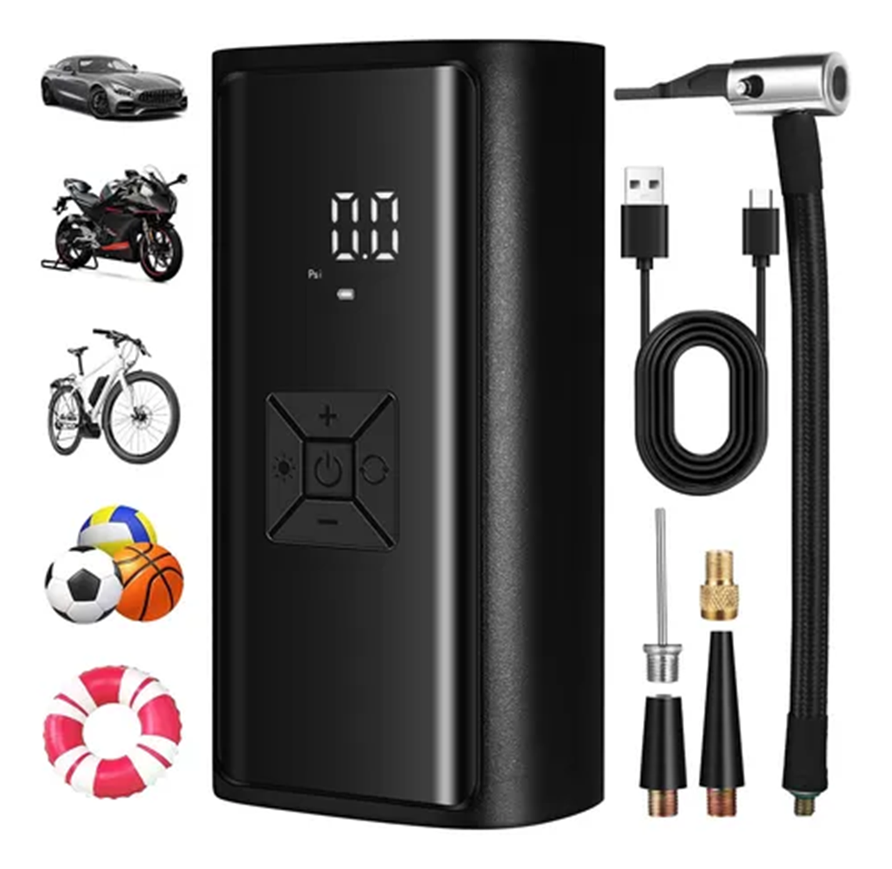 Compresor portátil eléctrico