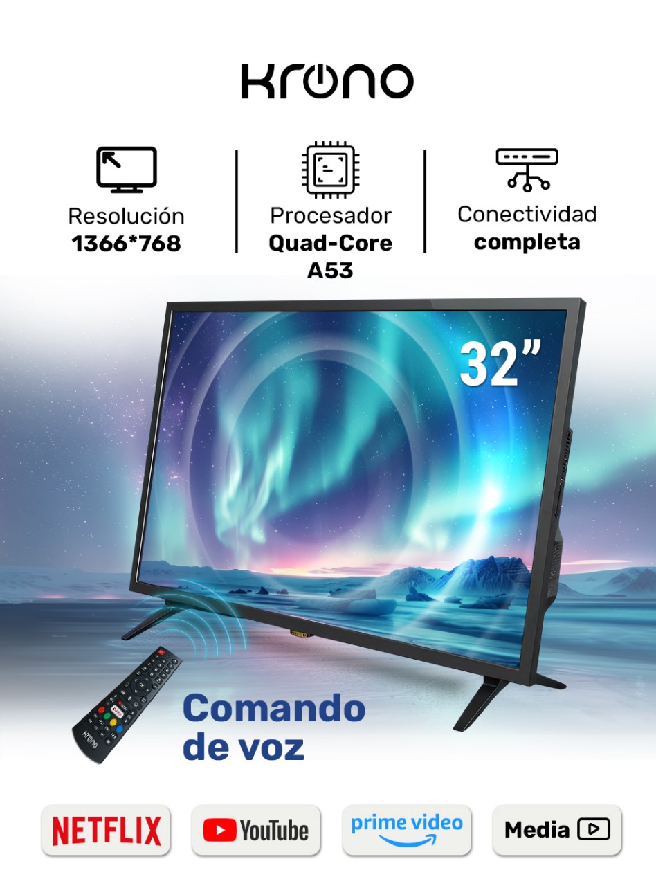 SMART TV 32¨ 4K ANDROID