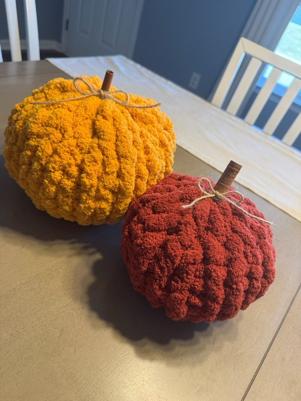 Chunky Knit Pumpkin - Perfect for your holiday decorations