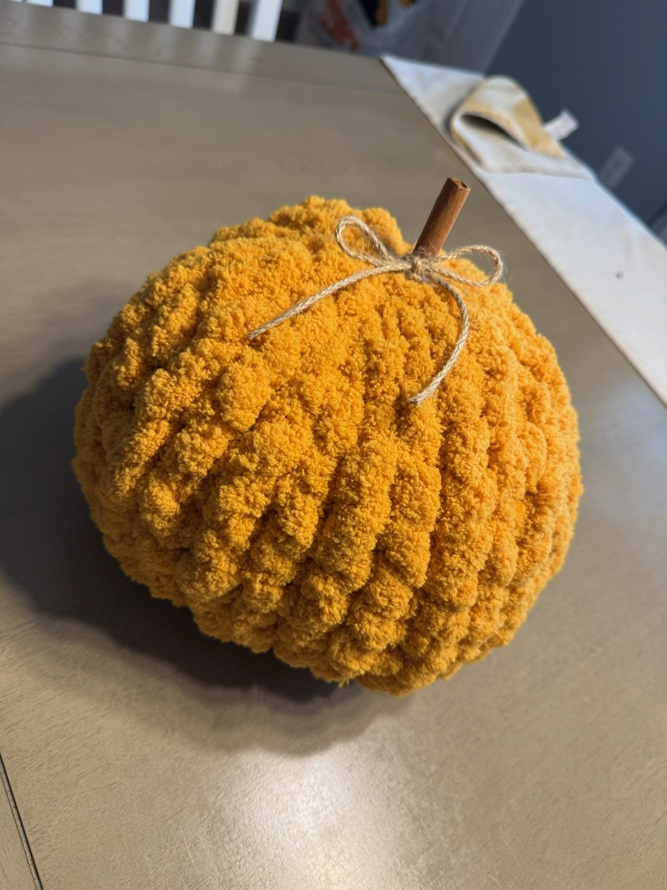 Chunky Knit Pumpkin - Perfect for your holiday decorations
