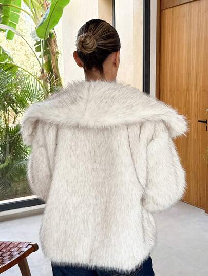 Luxury Faux Fur Jacket
