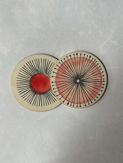 6pcs Summer Fruit Art Coaster Set