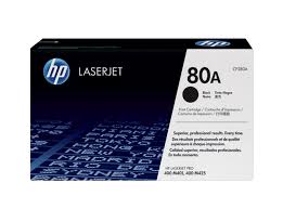Cartucho de tóner HP 80A negro laser