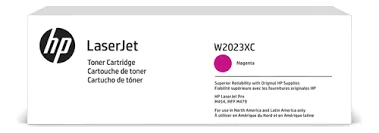 Cartucho de Tóner HP W2023XC Magenta 414A laser