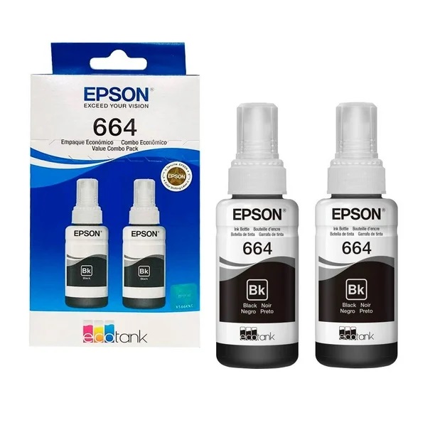 Cartucho de tinta Epson 664 BK Pack Doble