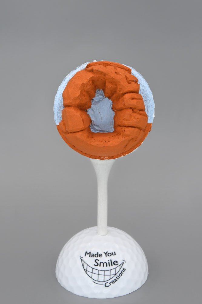 Arches National Park - Utah Red Rock Carved Golf Ball Art