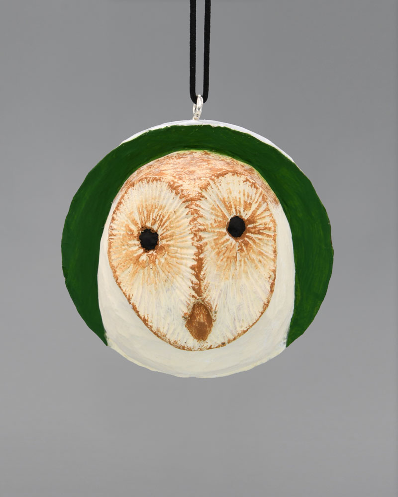 Owl Carved Golf Ball Art