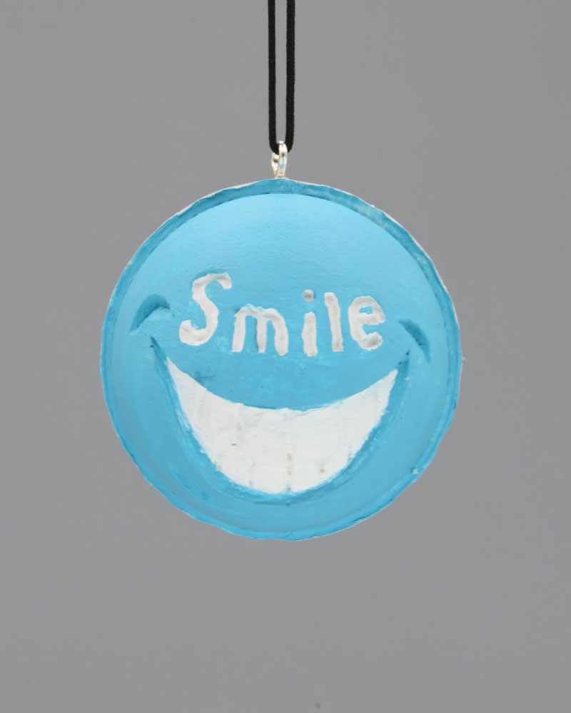 Smile Carved Golf Ball Art