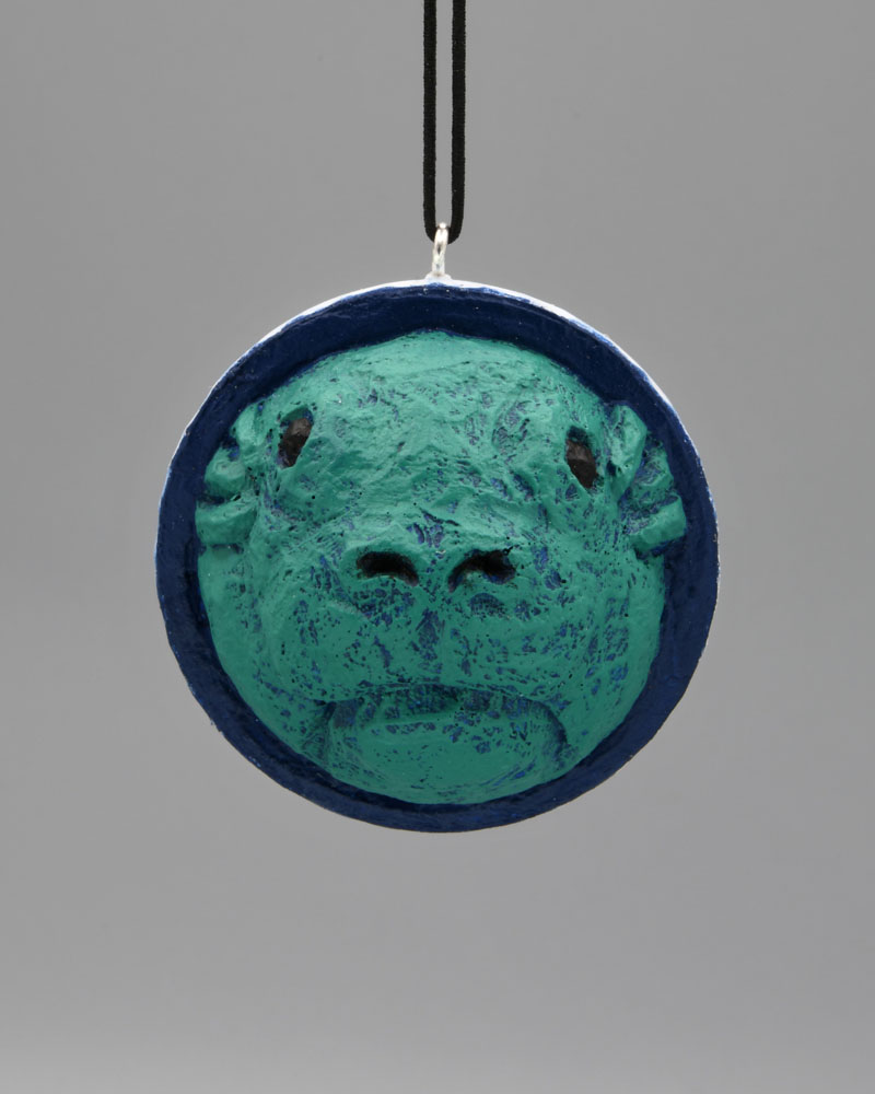 Lake Monster Head Carved Golf Ball Art